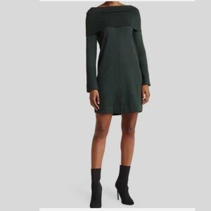 NWT Vince Camuto Off-Shoulder Green Dress